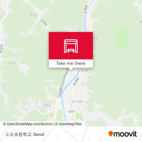 소요초등학교 map