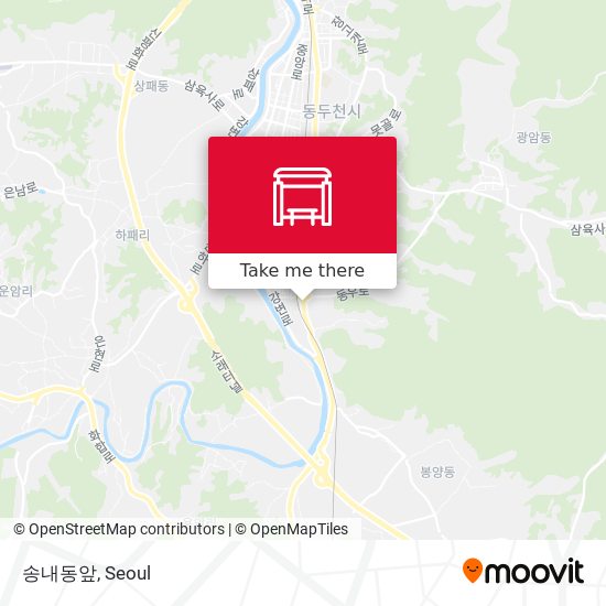 송내동앞 map