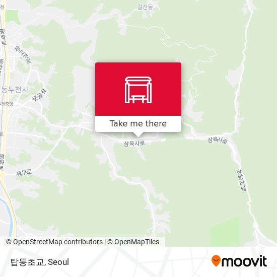 탑동초교 map