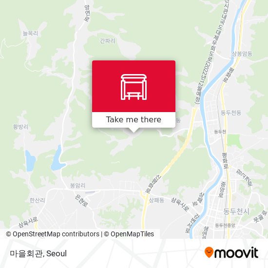 마을회관 map