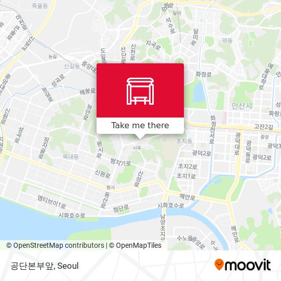 공단본부앞 map