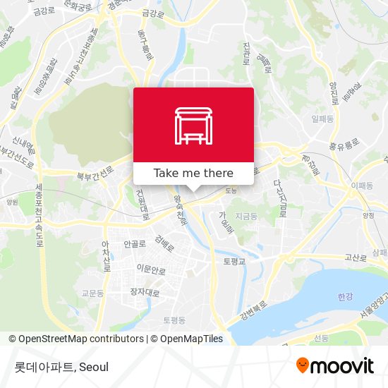 롯데아파트 map