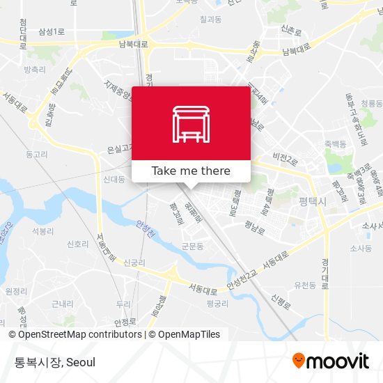 통복시장 map