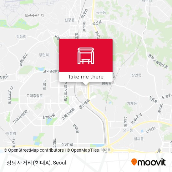 장당사거리(현대A) map