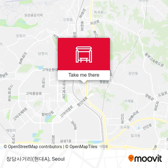 장당사거리(현대A) map