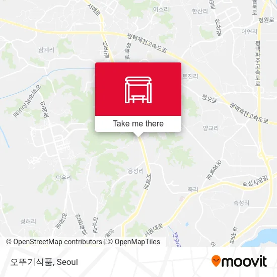 오뚜기식품 map