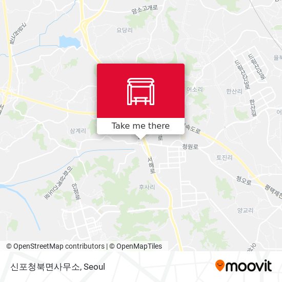 신포청북면사무소 map