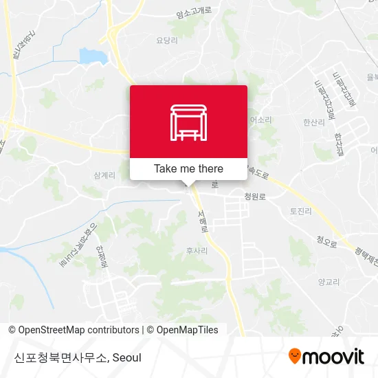 신포청북면사무소 map