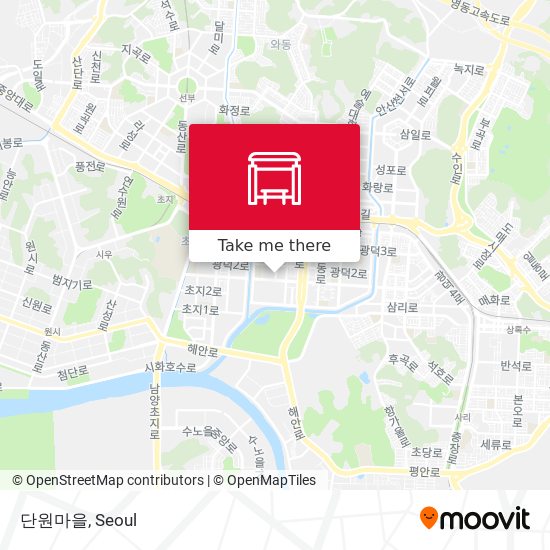 단원마을 map