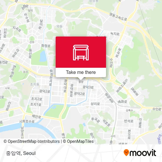 중앙역 map