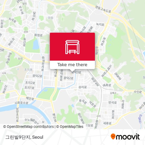 그린빌9단지 map
