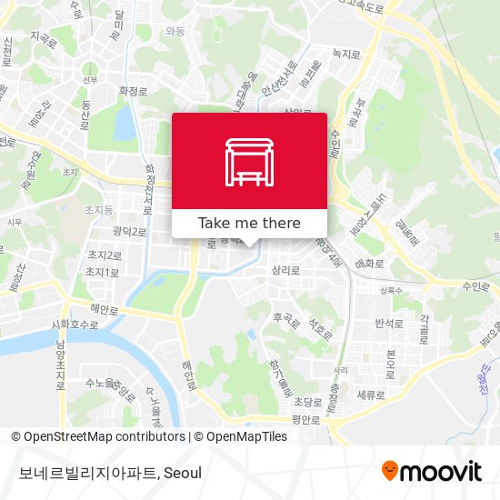 보네르빌리지아파트 map