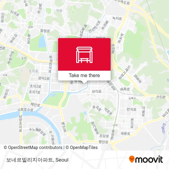 보네르빌리지아파트 map