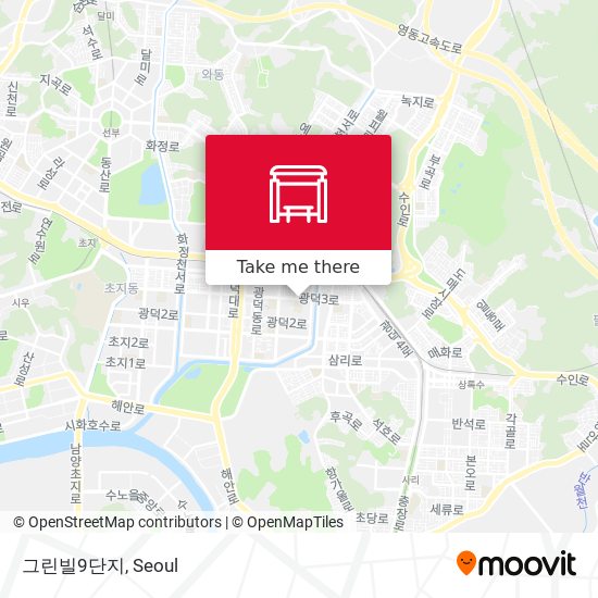 그린빌9단지 map