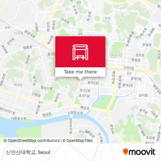 신안산대학교 map