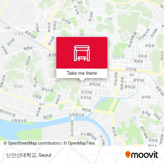 신안산대학교 map