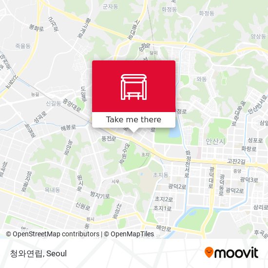 청와연립 map