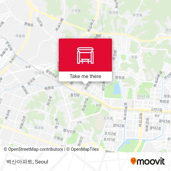 벽산아파트 map