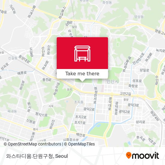 와스타디움.단원구청 map