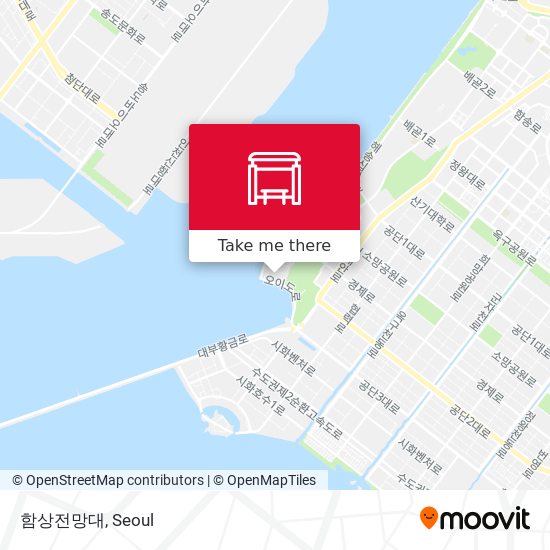 함상전망대 map