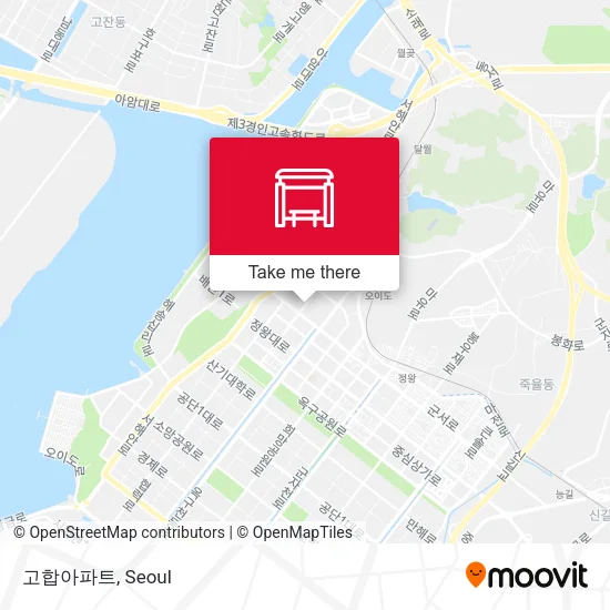 고합아파트 map