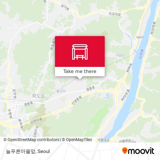 늘푸른마을앞 map