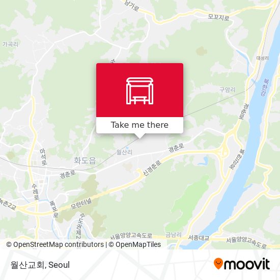 월산교회 map