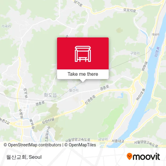 월산교회 map