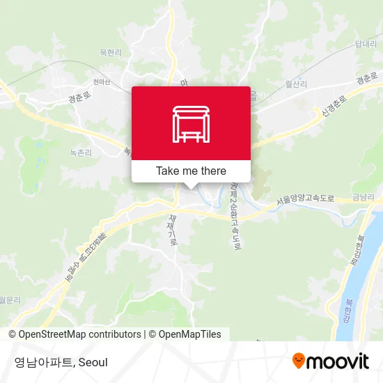 영남아파트 map