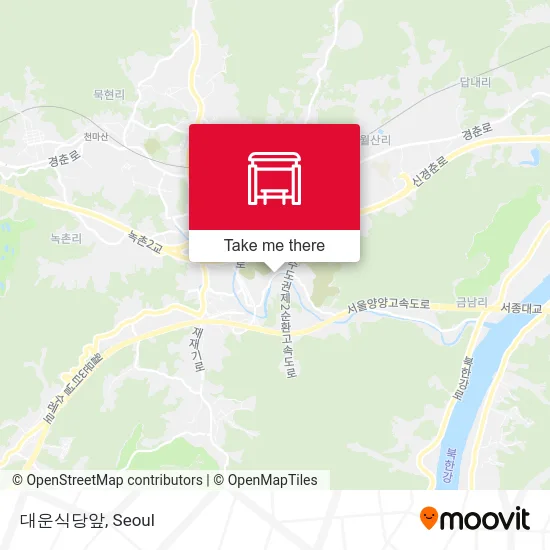 대운식당앞 map