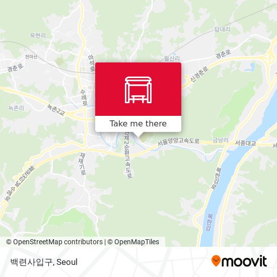 백련사입구 map