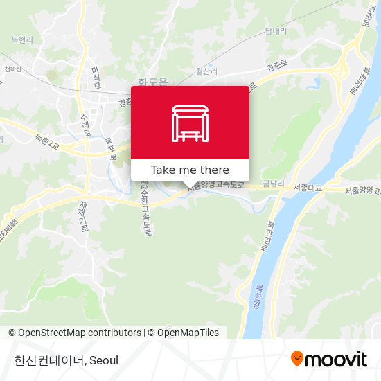 한신컨테이너 map