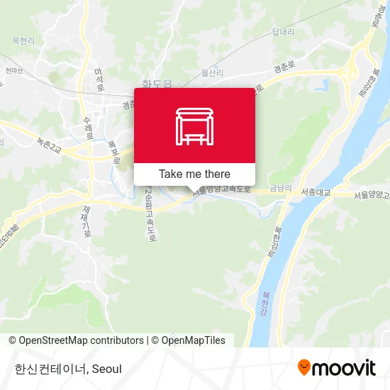 한신컨테이너 map