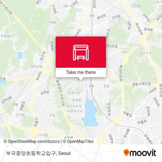 부곡중앙초등학교입구 map