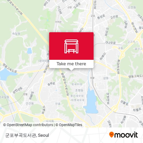 군포부곡도서관 map