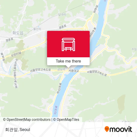 회관앞 map