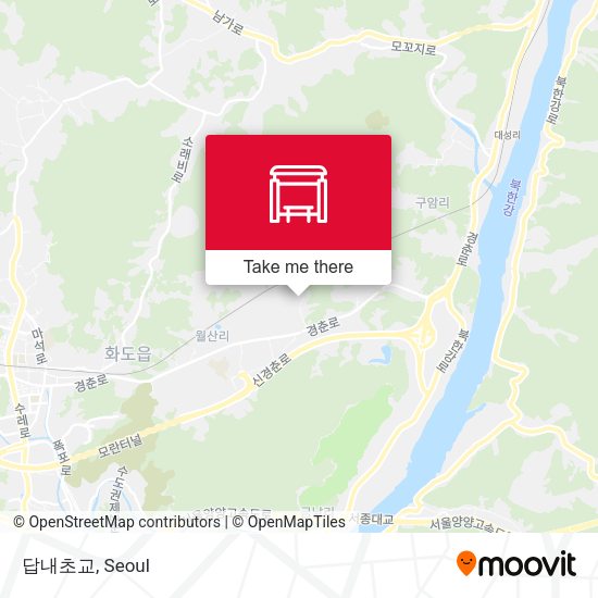 답내초교 map