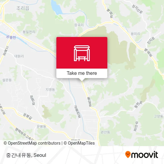 중간내유동 map