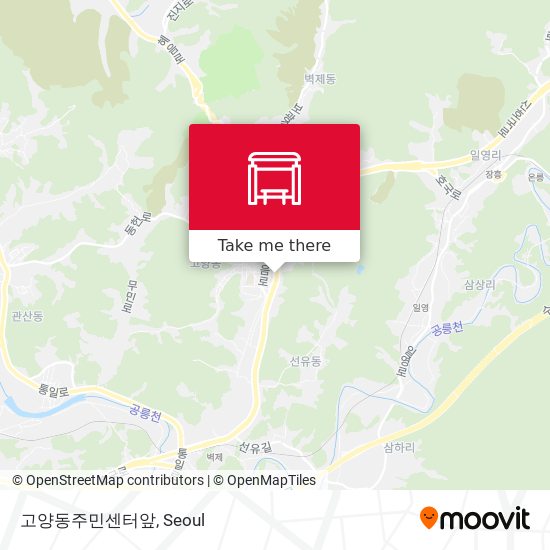 고양동주민센터앞 map