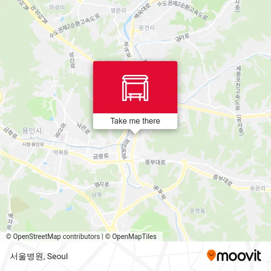 서울병원 map