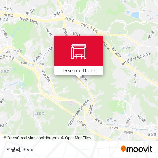 초당역 map