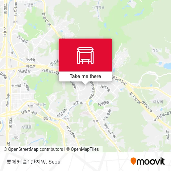 롯데케슬1단지앞 map