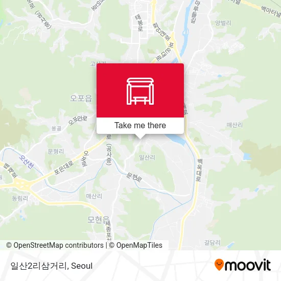 일산2리삼거리 map