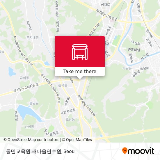동민교육원.새마을연수원 map