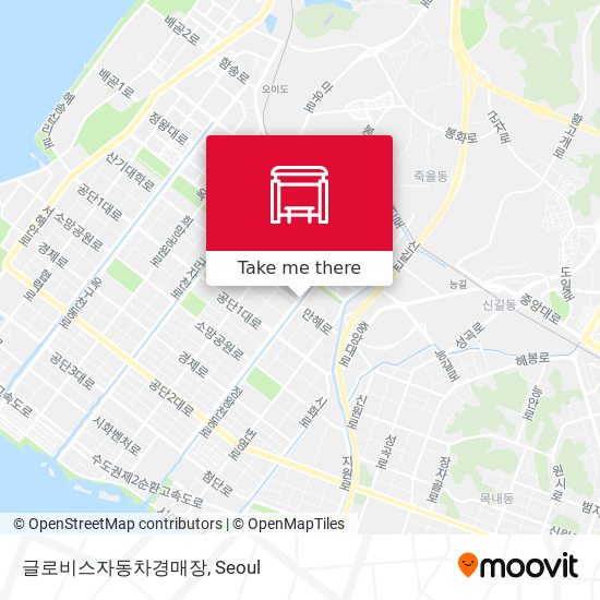 글로비스자동차경매장 map