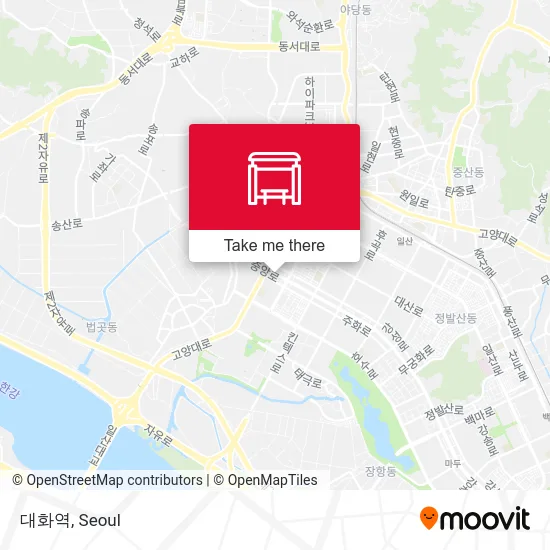 대화역 map