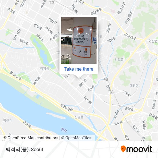 백석역(중) map