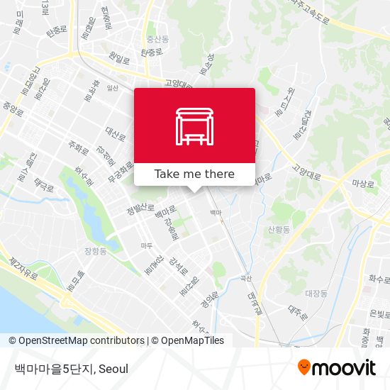 백마마을5단지 map