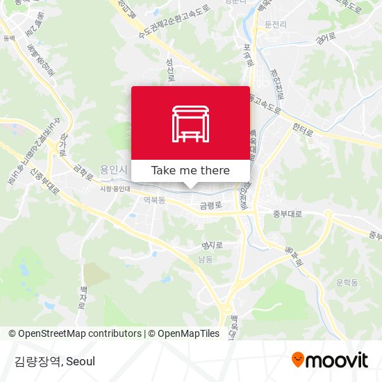 김량장역 map