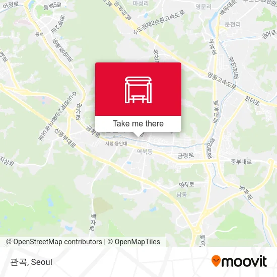 관곡 map